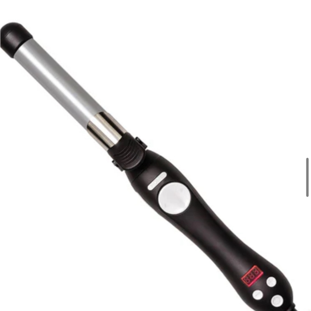 The Beachwaver Co. Black and Silver Curling Wand